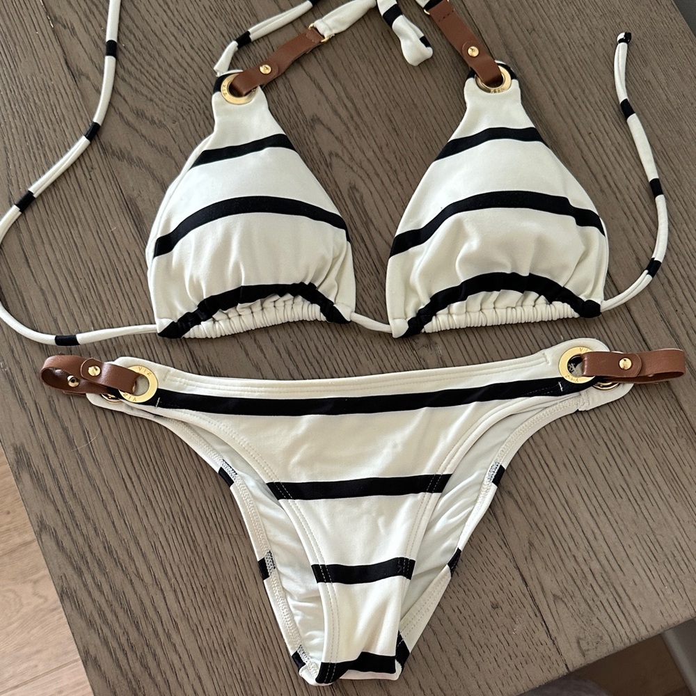 Vix Stripe Bikini Small